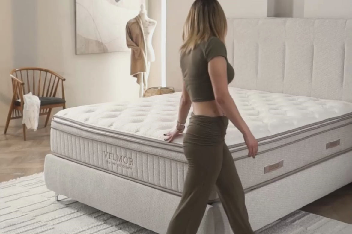 Φόρτωση βίντεο: Κρεβάτι JOYREST Elegant με στρώμα Velmor και αποθηκευτικό χώρο