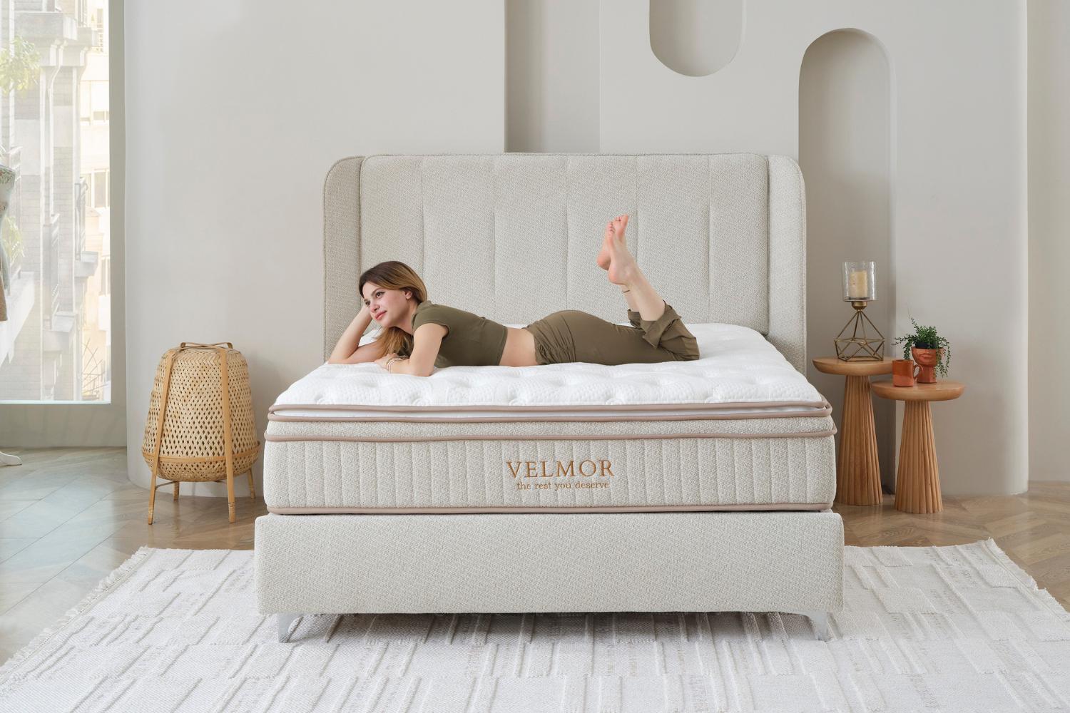 Κρεβάτι Elegant με στρώμα Velmor 160x200cm
