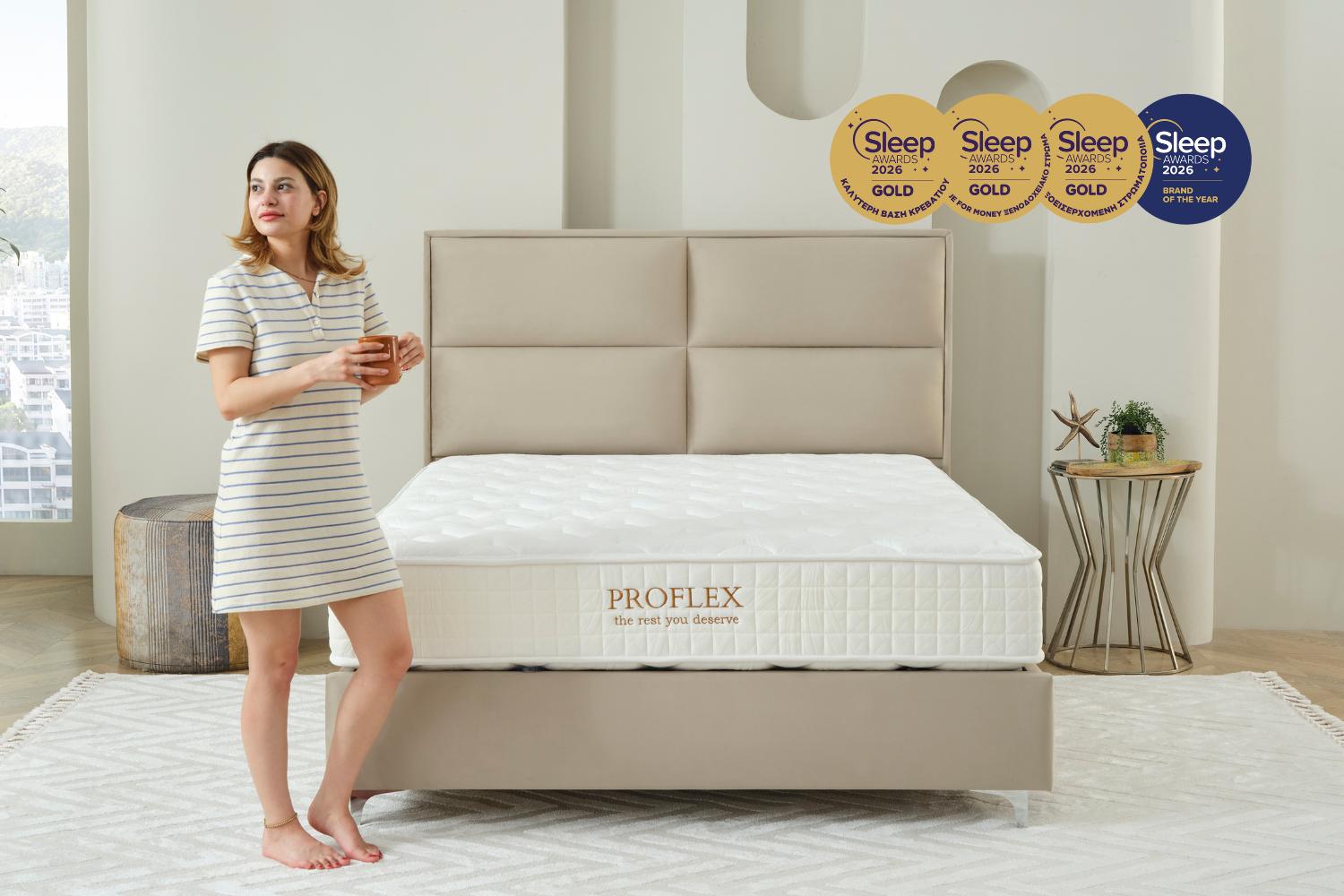 Κρεβάτι JOYREST Palermo με στρώμα Proflex – από τα καλύτερα σετ ύπνου στην Ελλάδα