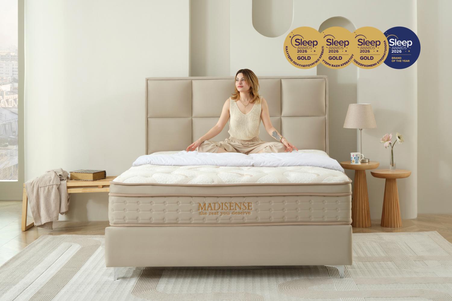 Κρεβάτι Uniq JOYREST και στρώμα Madisense – το νούμερο ένα επιλογή στην Ελλάδα