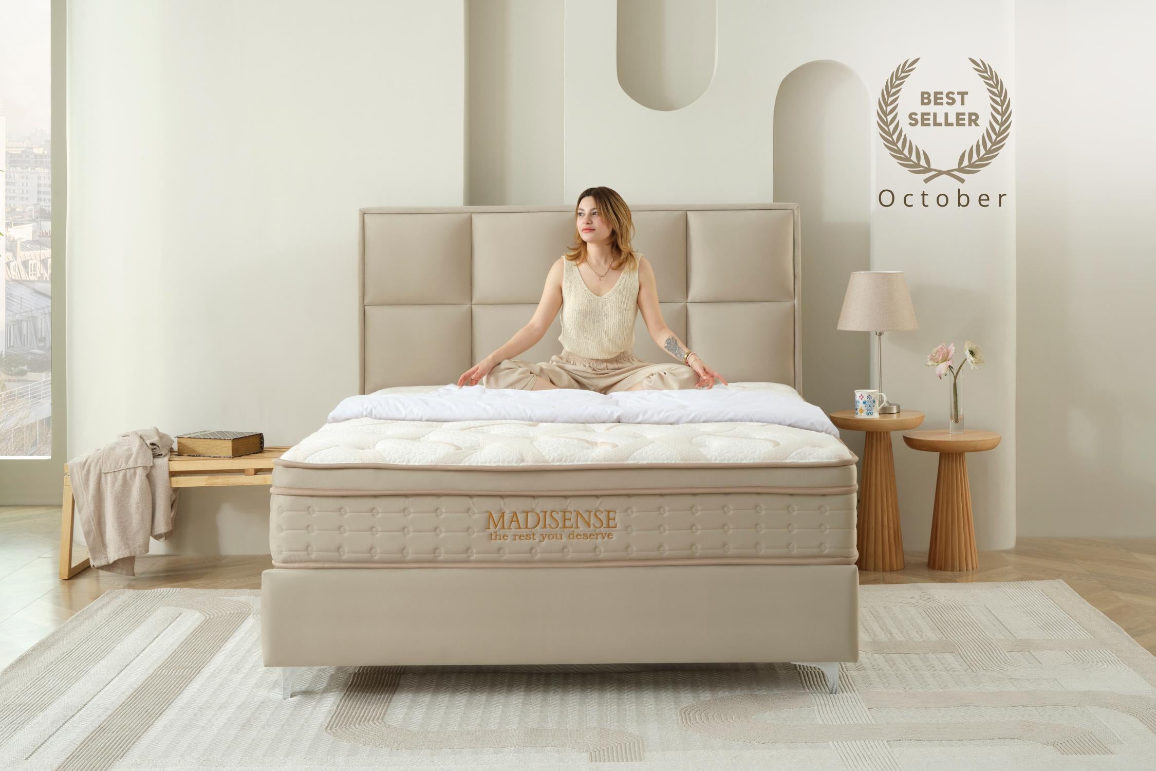 Κρεβάτι JOYREST Uniq με στρώμα Madisense – από τα καλύτερα σετ στην Ελλάδα