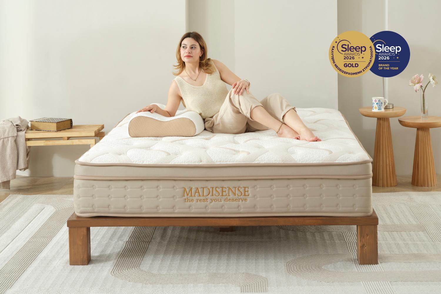 Ανατομικό στρώμα JOYREST Madisense – στιβαρή έκδοση, κορυφαίο σχεδιαστικά