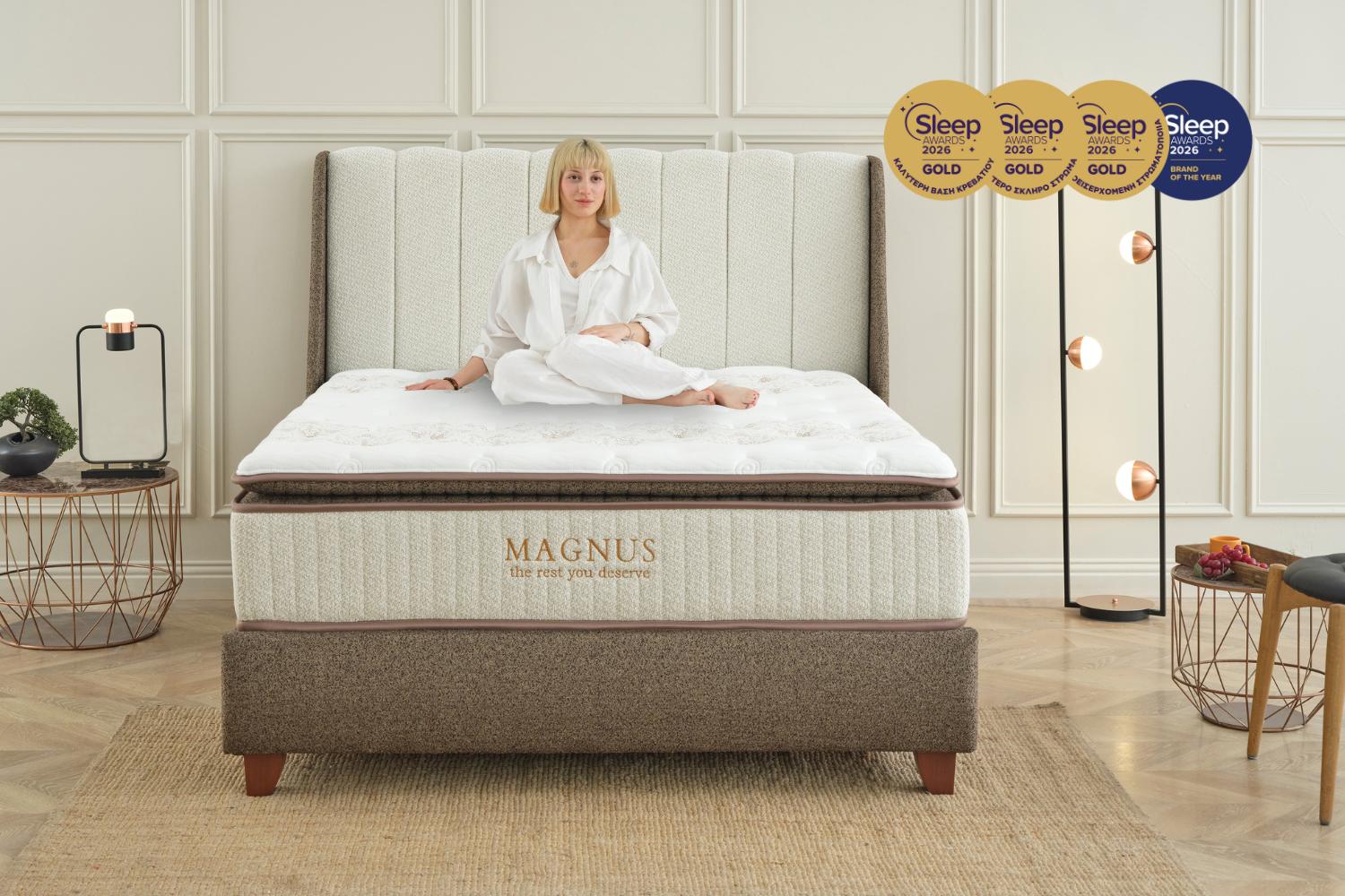 Κρεβάτι JOYREST Hypnos με στρώμα Magnus – κορυφαία επιλογή