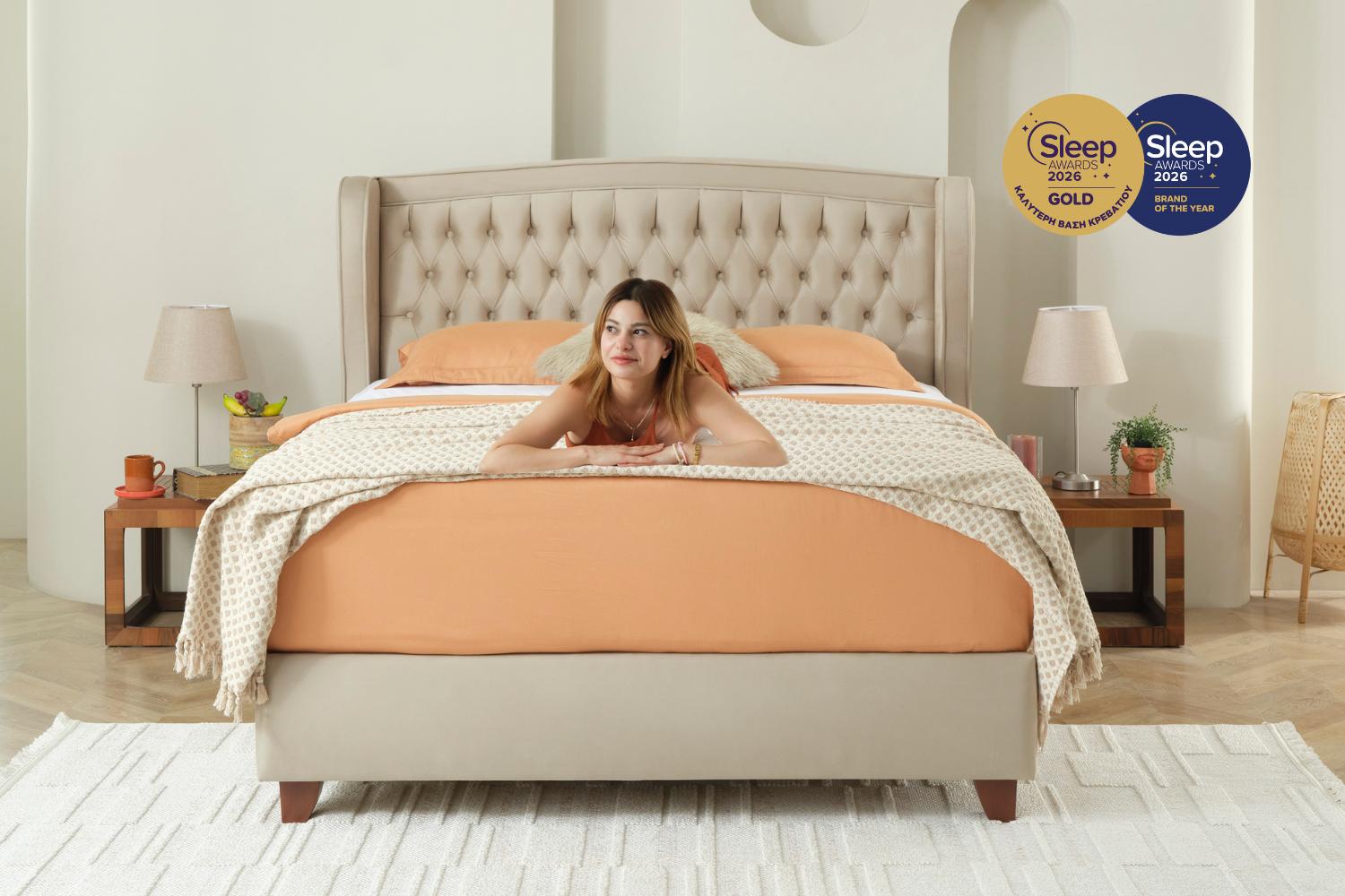 Κρεβάτι JOYREST Empire – κορυφαίο στην Ελλάδα με αντιμικροβιακό αποθηκευτικό χώρο