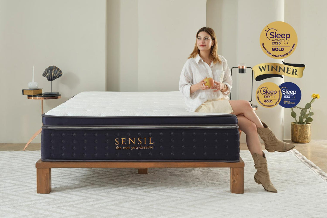 Βραβευμένο στρώμα Sensil JOYREST στα Sleep Awards 2026.